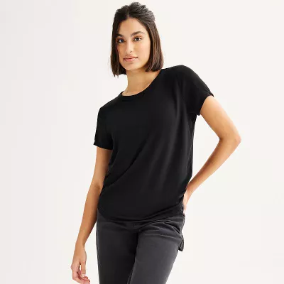 Juniors' SO® Short Sleeve Crewneck Tee