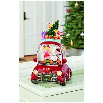 LED Holiday Water Spinning Car 35cm