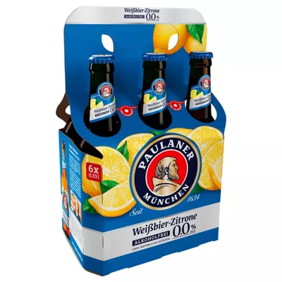 Paulaner Weißbier-Zitrone 0,0% alkoholfr...