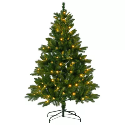 Kunstigt juletræ m/250 LED-lys, 180 cm