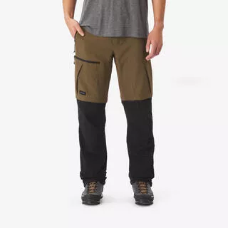 SIMOND Pantaloni trekking modulabili uomo MT500 kaki