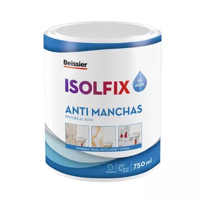 PINTURA QUITAMANCHAS AL AGUA ISOLFIX PLUS 750ML