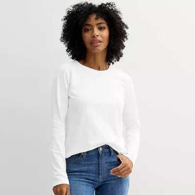 Women's Sonoma Goods For Life® Everyday Long Sleeve Crewneck Tee