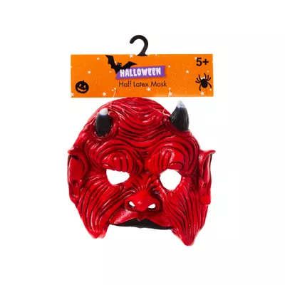 Halloween Half Latex Mask Assorted