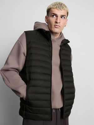 Chaleco acolchado con cremallera