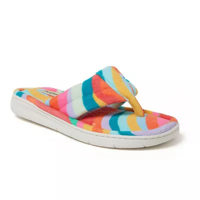 Women's Dearfoams Wrenley Terry Thong Slippers