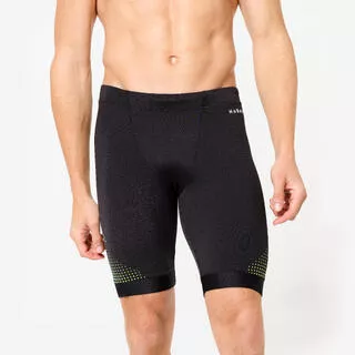 DECATHLON Costume jammer uomo FITI nero-giallo