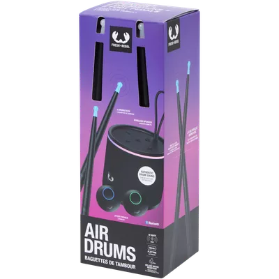 Sada bezdrátových Bluetooth bubenických paliček Fresh ’n Rebel Air Drums