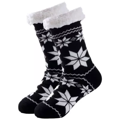 Hyggesokker, snefnug, sort