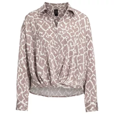 Damen Satinbluse