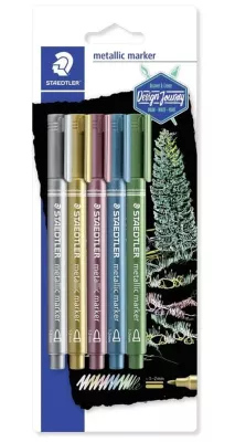 Staedtler, Metallisk markere, 5 stk.