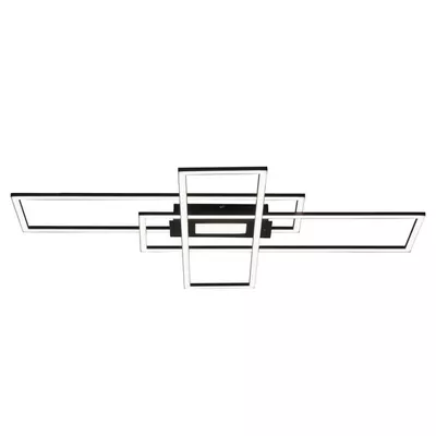 LED-Deckenleuchte Mina, 98,9 x 69,4 cm, schwarz