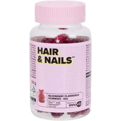 Hair & Nail Gummies Innovit Blueberry