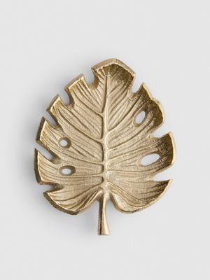 Plato para abalorios en forma de hoja