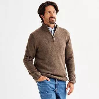 Men's Sonoma Goods For Life® Quarter-Zip Sweater