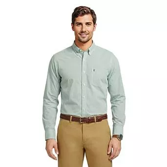 Men's IZOD Long Sleeve Button-Down Shirt