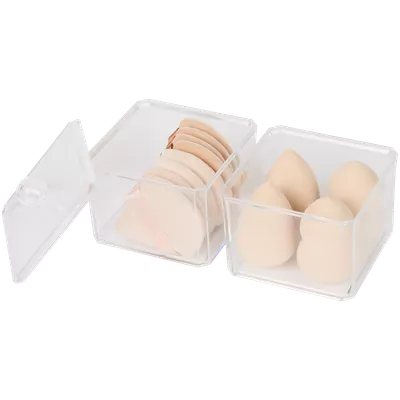 Organizér s houbičkami na make-up
