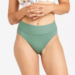 Costume slip donna VENICE fascia vita alta verde