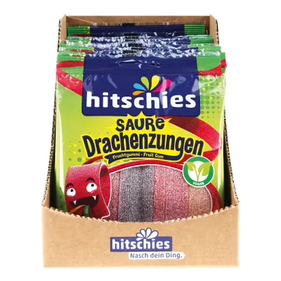 hitschies Saure Drachenzungen 125 g, 20er Pack