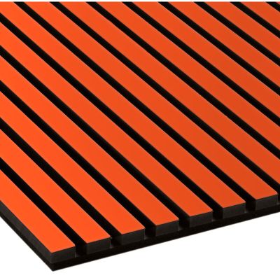 Fjordwall, Akustikpanel, Orange Blast, orange, 20x600x2400 mm