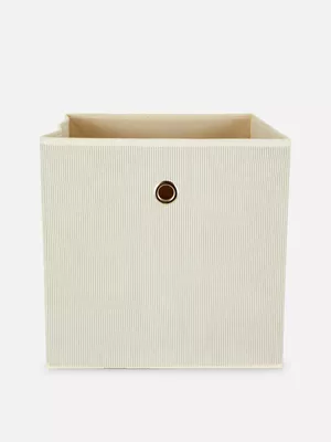 Cubo de almacenamiento de pana