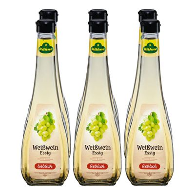 Kühne Weißweinessig 500 ml, 6er Pack