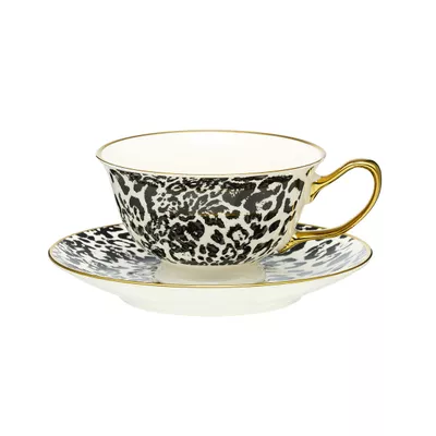 Leopard Teacup And Saucer Assorted