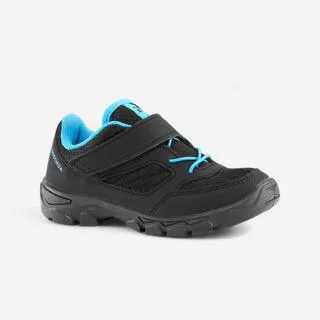 Scarpe montagna bambino NH100 MID strap nere | dal 24 al 34