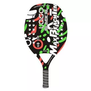 MAX BEACH TENNIS Racchetta Beach Tennis MBT LOGO XL BLACK