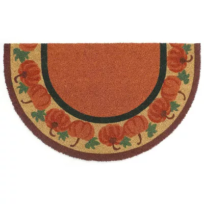 Celebrate Together™ Fall Pumpkin Slice 18" x 30" Coir Rug