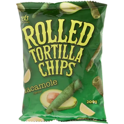 Rolované tortilla chipsy