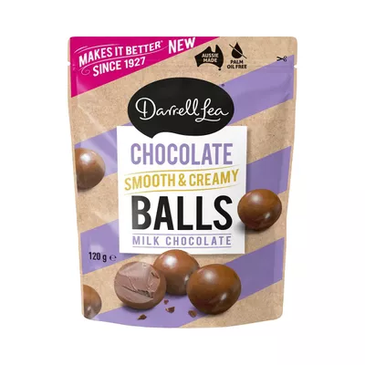 Darrell Lea Milk Chocolate Balls 120g