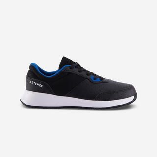 ARTENGO Scarpe tennis bambino ESSENTIAL con lacci nero-azzurro