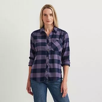 Women's Eddie Bauer Field Flex Flannel Shirt