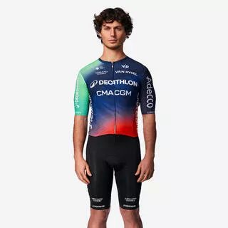 VAN RYSEL Body bici da corsa uomo RCR-R Decathlon CMA CGM Replica