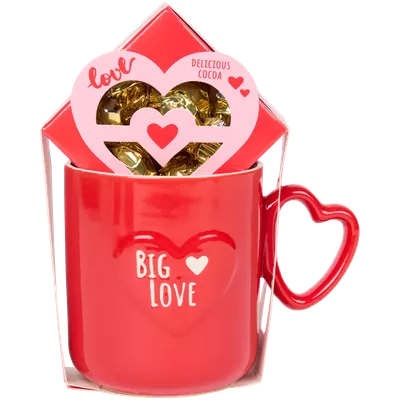 Hrnek plný pralinek