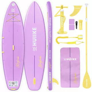 HUIIKE Tavola Sup Gonfiabile Adulti Touring 10’6” con Accessori, Fino a 130 kg, Lilac