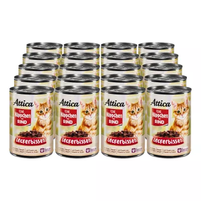 Attica Katzennahrung Rind 415g, 20er Pack