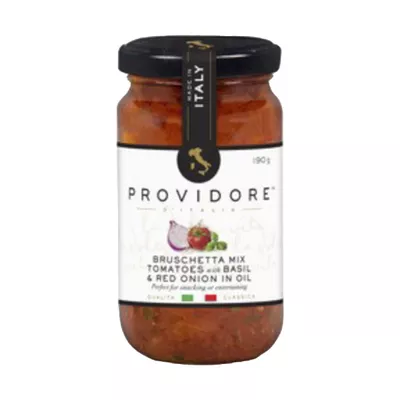 Providore Burschetta Tomato Basil Onion 190g