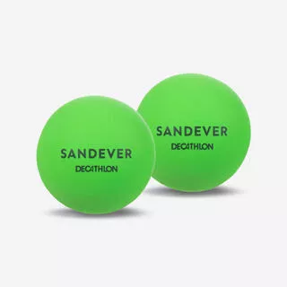 SANDEVER Palline beach tennis BTB 100 verdi x2