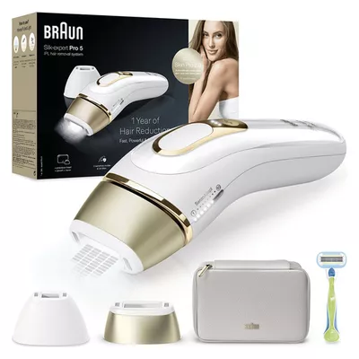 Braun Epilatore Luce Pulsata Silk·expert Pro 5, Epilazione A Casa Tua,