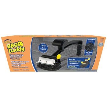 Scrub Daddy BBQ Steam Cleaning Grill Scrubber With Refill Head