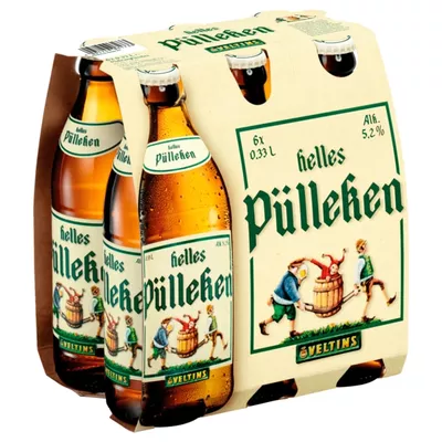 Veltins Helles Pülleken 6x0,33l