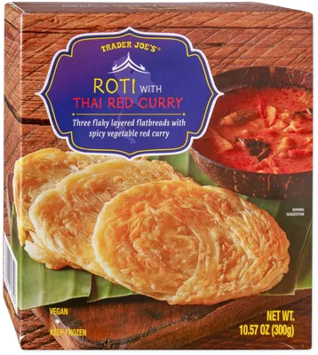 Roti with Thai Red Curry