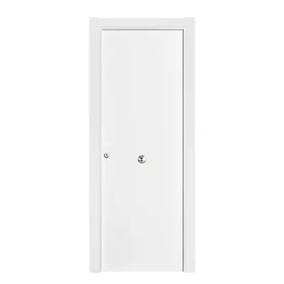 PUERTA ENTRADA BLINDADA BLANCA IZQUIERDA