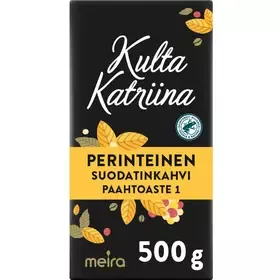 Kulta Katriina Perinteinen suodatinkahvi RAC 500g