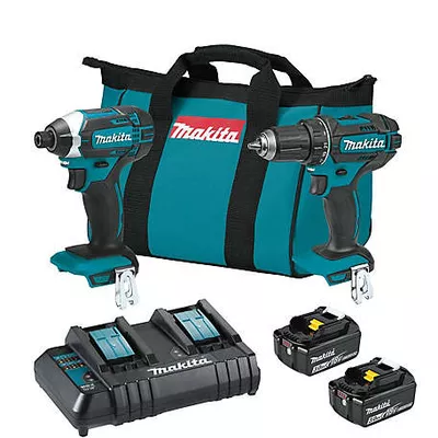 New!  Makita 18V LXT LithiumIon Cordless 2 pc. Combo Kit, 3.0Ah