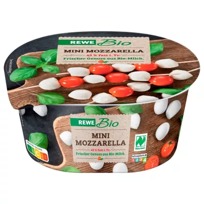 REWE Bio Mini Mozzarella 125g