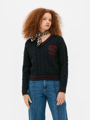 Jersey de ochos de estilo universitario