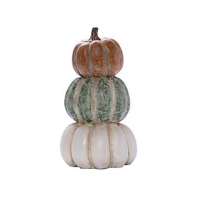 New!  Red Shed Indoor/Outdoor Resin Triple Pumpkin Statue, 18 in.